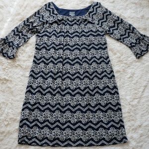 Rabbit Rabbit Rabbit 3/4 Sleeve Lace Sheath Dress